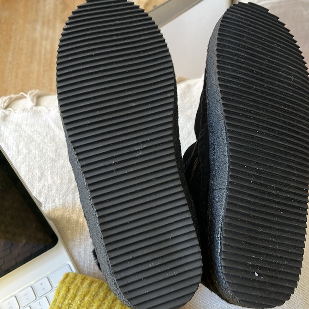 Anthropologie Brand New Laidback London Setsu Shearling Black winter boot🌈 - Picture 9 of 12